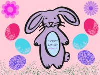 purple bunny